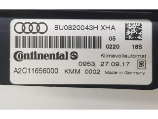 Блок управления климат-контролем 8U0820043H, 8U0820043H Audi Q3 8U