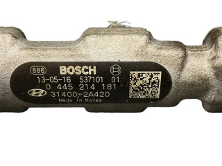 Vstřikovací lišta 0445214181, 314002A420 Hyundai i40 pro naftový motor 1.7 D4fd D4fd