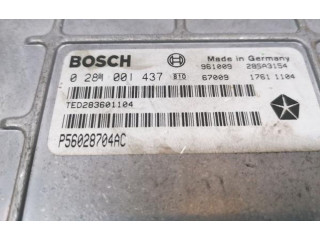 Блок управления двигателя 0281001437, P56028704AC   Jeep Grand Cherokee