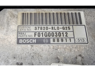 Блок управления двигателя 0281015301, 37820RL0G25 Honda Accord