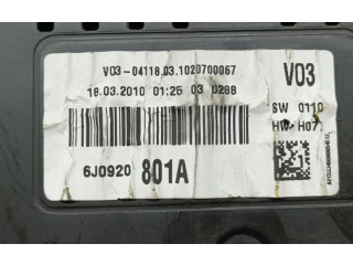 Панель приборов 6J0920801A, A2C53349080 Seat Ibiza I (021A)