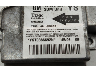 Блок подушек безопасности 13203620 Opel Meriva A