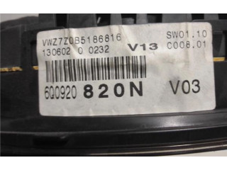 Панель приборов 6q0920820, 6Q0920820   Volkswagen Polo       