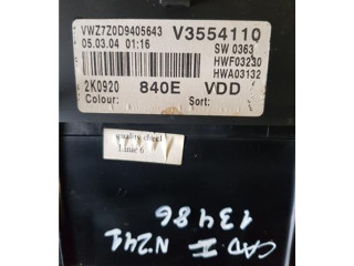 Панель приборов 2K0920840E, 110080237011 Volkswagen Caddy