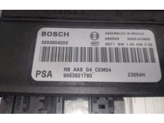 Блок управления 9663821780, 0263004203BOSCH   Citroen C5