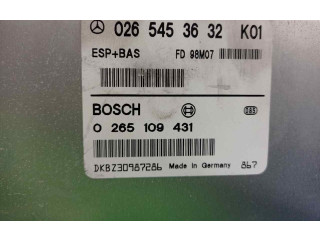 Блок управления АБС 0265453632, 0265109431 Mercedes-Benz A W168