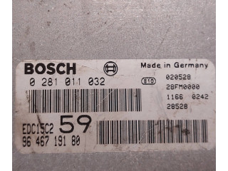 Блок управления двигателя 9646719180, 0281011032 Citroen C8