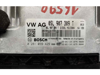 Блок управления двигателя 05L907309T, 0281039429 Skoda Superb B8 (3V)