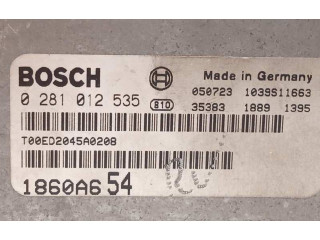 Блок управления двигателя 1860A654, 0281012535 Mitsubishi Grandis