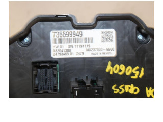 Блок управления климат-контролем 735599949 Fiat Panda III