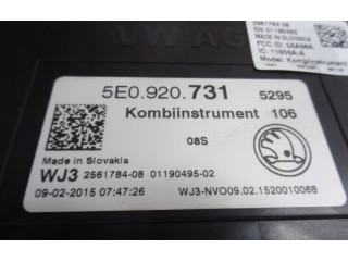 Панель приборов 5E0920731   Skoda Octavia Mk3 (5E)       