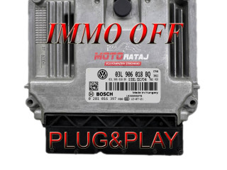 Блок управления двигателя 03L906018BQ, 03L906018BR Skoda Yeti (5L)