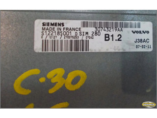 Блок управления двигателя 30743219AA Volvo C30
