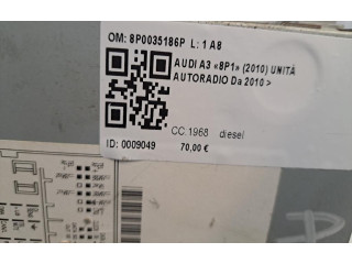 Турбина Радио/ проигрыватель CD/DVD / навигация Audi A3 S3 8P  8P0035186P, 8P0035186P         