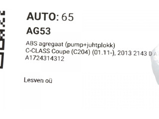 Jednotka ABS A1724314312, A1724314312 Mercedes-Benz C W204 2013