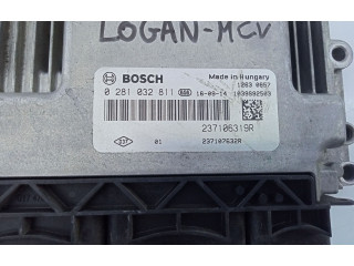 Блок управления двигателя 237106319R, 0281032811   Dacia Logan Pick-Up