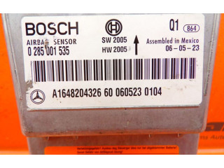 Блок подушек безопасности A1648204326, 0285001535   Mercedes-Benz ML W164