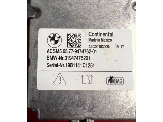 Блок подушек безопасности 9474762, 65779474762 BMW X3 G01