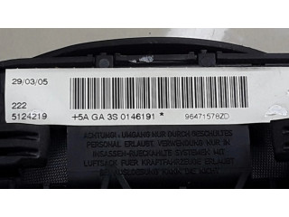 Подушка безопасности водителя 96471578ZD, 5AGA3S0146191 Citroen C4 I