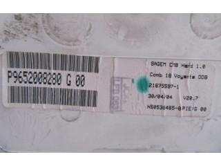 Панель приборов    Citroen C3 Pluriel       