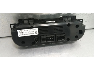 Блок управления климат-контролем A2049000707, A2049009104   Mercedes-Benz GLK (X204)
