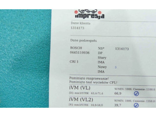 Форсунка 0445110036, IMPRK1314173    Peugeot 807   