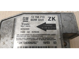 Блок подушек безопасности 13158713, 13158713 Opel Meriva A