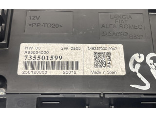 Блок управления климат-контролем 735501599, 735501599   Fiat Punto Evo