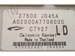 Вентилятор печки    27500JD45A   Nissan Qashqai+2