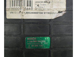 Блок управления двигателя 811906264, 0280800104 Audi 80 90 S2 B4