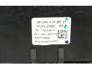 Блок управления климат-контролем 98340416ZD Citroen Berlingo