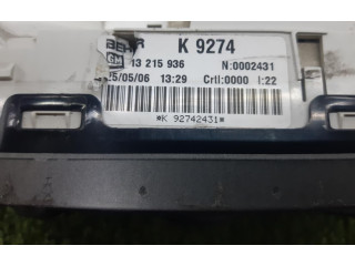 Блок управления климат-контролем 13215936   Opel Meriva A