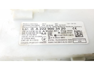 Блок управления A2229003420 Mercedes-Benz EQC