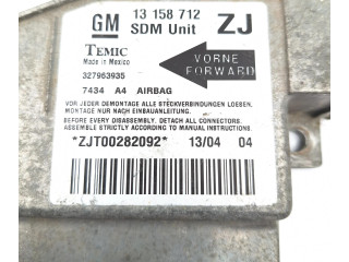 Блок подушек безопасности 13158712, 327963935 Opel Meriva A