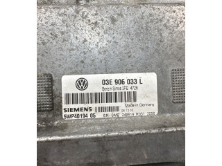 Блок управления двигателя 03E906033L, 5WP4019405   Skoda Fabia Mk1 (6Y)