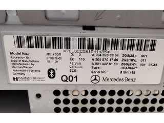 Блок управления HiFi audio A0014426160, A2048701789   Mercedes-Benz C W204