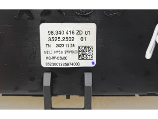 Блок управления климат-контролем 98340416ZD, 35252502   Peugeot Partner III