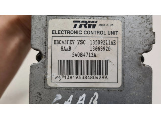 Блок АБС 13509221AE, 13663920 Saab 9-3 Ver2 2003-2007 года