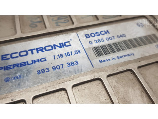 Блок управления двигателя 893907383, 0285007040 Audi 80 90 B3