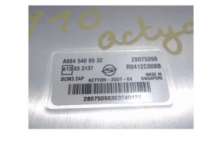 Блок управления 6645406532, 6645406532 SsangYong Actyon