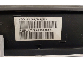 Панель приборов 7700839965G, 110008643003   Renault Safrane       