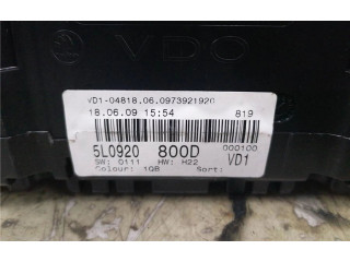 Панель приборов 5L0920800D, 0090059 Skoda Yeti (5L)