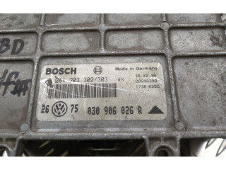 Блок управления двигателя 030906026R, 0261203302 Volkswagen Golf III
