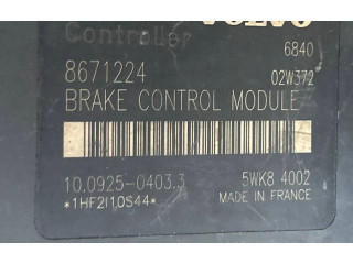 Блок АБС 8671224, P08671223   Volvo  V70  2000 - 2004 года