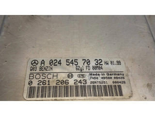 Řídící jednotka 0261206243, A0245457032   Mercedes-Benz C W203 2004