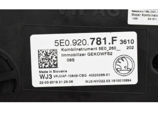 Панель приборов 5E0920781F, 5E0920781F Skoda Octavia Mk3 (5E)