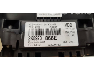 Přístrojová deska Volkswagen Caddy 2020 2K5920866E, 2K5920866E