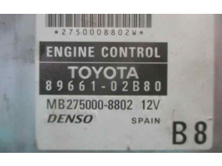 Блок управления двигателя 8966102B80, MB2750008802   Toyota Corolla Verso E121