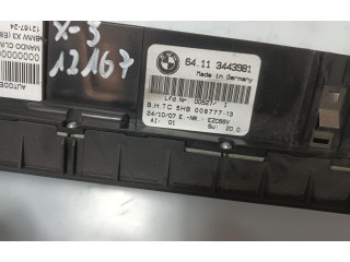 Блок управления климат-контролем 64113443981   BMW X3 E83