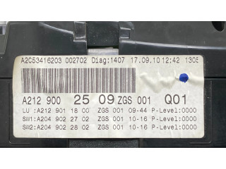 Přístrojová deska Mercedes-Benz E W212 2010 2C53244900, A2129002509